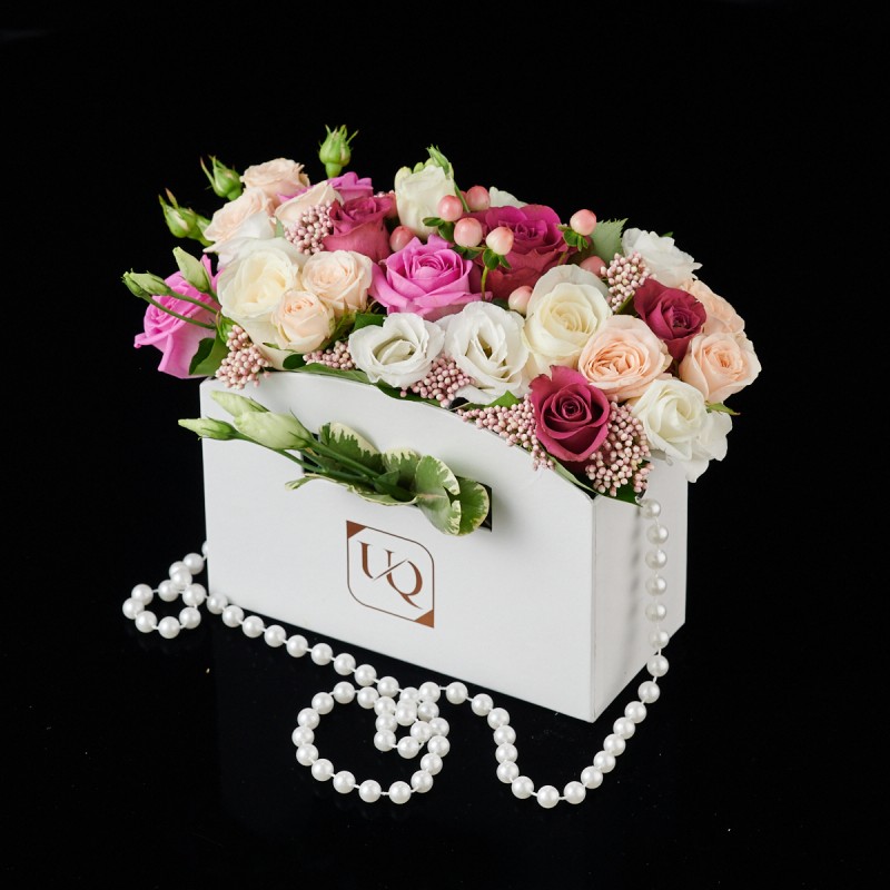 Aranjament floral - White Pearls
